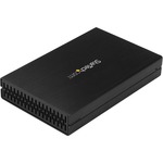 StarTech.com 2.5inch USB-C Hard Drive Enclosure - USB 3.1 Type C - with USB-C and USB-A Cable - USB 3.0 HDD Enclosure - 1 x HDD Supported - 1 x SSD Supported - 1 x 2.5inch