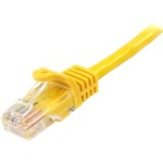 StarTech.com 0.5m Yellow Cat5e Patch Cable with Snagless RJ45 Connectors - Short Ethernet Cable - 0.5 m Cat 5e UTP Cable - First End: 1 x RJ-45 Male Network - Second