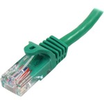 StarTech.com 5m Green Cat5e Patch Cable with Snagless RJ45 Connectors - Long Ethernet Cable - 5 m Cat 5e UTP Cable - First End: 1 x RJ-45 Male Network - Second End: