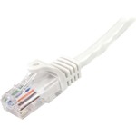 StarTech.com 5m White Cat5e Patch Cable with Snagless RJ45 Connectors - Long Ethernet Cable - 5 m Cat 5e UTP Cable - First End: 1 x RJ-45 Male Network - Second End: