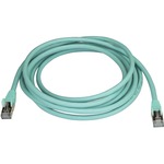 StarTech.com CAT6a Ethernet Cable - 3m - Aqua Network Cable - Snagless RJ45 Cable - Ethernet Cord - 3 m / 10 ft - First End: 1 x RJ-45 Male Network - Second End: 1 x