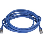 StarTech.com CAT6a Ethernet Cable - 3m - Blue Network Cable - Snagless RJ45 Cable - Ethernet Cord - 3 m 10 ft. - First End: 1 x RJ-45 Male Network - Second End: 1