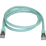 StarTech.com CAT6a Ethernet Cable - 91cm - Aqua Network Cable - Snagless RJ45 Cable - Ethernet Cord - 91cm / 91cm 3 ft. - First End: 1 x RJ-45 Male Network - Secon