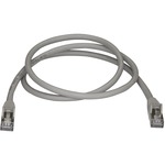 StarTech.com CAT6a Ethernet Cable - 91cm - Gray Network Cable - Snagless RJ45 Cable - Ethernet Cord - 91cm / 91cm 3 ft. - First End: 1 x RJ-45 Male Network - Secon