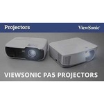 Viewsonic PA503W 3D Ready DLP Projector - 16:9 - 1280 x 800 - Front, Ceiling - 5000 Hour Normal Mode - 10000 Hour Economy Mode - WXGA - 22,000:1 - 3600 lm - HDMI - U