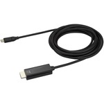 StarTech.com 3m / 10 ft USB C to HDMI Cable - USB 3.1 Type C to HDMI - 4K at 60Hz - Black - Eliminate clutter by connecting your USB Type-C computer directly to an H