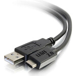 C2G 3 m USB Data Transfer Cable for Smartphone, Hard Drive, Printer, Notebook, Tablet, Desktop Computer - First End: 1 x Type C Male USB - Second End: 1 x Type A Mal