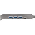 StarTech 4 Port USB 3.1 PCIe Card - 3x USB-A and 1x USB-C - 2x Dedicated Channels