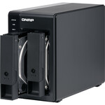 QNAP TR-002 2 x Total Bays DAS Storage System Desktop - Serial ATA/600 Controller - RAID Supported - 0, 1, JBOD RAID Levels