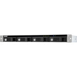QNAP TR-004U 4 x Total Bays DAS Storage System Rack-mountable - Serial ATA/300 Controller - RAID Supported - 0, 1, 5, 10, JBOD RAID Levels