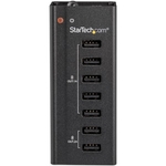StarTech.com 7 Port USB Charging Station with 5x 1A Ports Andamp; 2x 2A Ports - Standalone USB Charging Strip for Multiple Devices ST7C51224EU - USB - For USB Device, Mo