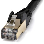 StarTech.com 10m CAT6a Ethernet Cable - Black - RJ45 Snagless Connectors - CAT6a STP Cord - Copper Wire - Network Cable 6ASPAT10MBK - First End: 1 x RJ-45 Male Net