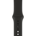 Apple Watch Series 5 Smart Watch - Wrist Wearable - Space Gray Aluminum Case - Black Band - Aluminium Case