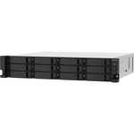 QNAP TS-1253DU-RP-4G 12 x Total Bays SAN/NAS Storage System - 4 GB Flash Memory Capacity - Intel Celeron Quad-core 4 Core 2 GHz - 4 GB RAM - DDR4 SDRAM - 2U Rack-m