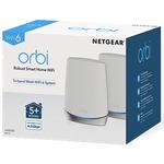 NETGEAR Orbi WiFi 6 Mesh System AX4200 RBK752  802.11ax 1 Router with 1 Satellite Extender