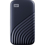 WD My Passport WDBAGF0010BBL-WESN 1 TB Portable Solid State Drive - External - Midnight Blue - Desktop PC Device Supported - 1050 MB/s Maximum Read Transfer Rate