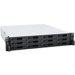 Synology RackStation RS2421plus 12 x Total Bays SAN/NAS Storage System - AMD Ryzen V1500B Quad-core 4 Core 2.20 GHz - 4 GB RAM - DDR4 SDRAM - 2U Rack-mountable - 0 x