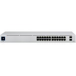 Ubiquiti Networks UniFi 24-Port PoE Managed L2/L3 Gigabit Ethernet 10/100/1000 Silver 1U Power over Ethernet PoE