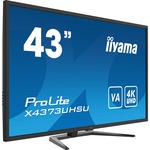 iiyama ProLite X4373UHSU-B1 42.5inch 4K LED LCD Monitor - 16:9 - Matte Black