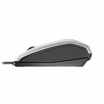 Cherry MC 4900 Mouse - Optical - Cable - 3 Buttons - Silver, Black