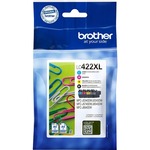 Brother LC422XLVAL Original Inkjet Ink Cartridge - Multi-pack - Cyan, Magenta, Yellow, Black Pack - Cyan 1500 Pages, Magenta 1500 Pages, Yellow 1500 Pages, Black 300