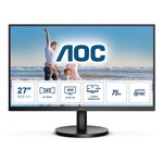 AOC Q27B3MA 27inch Class WQHD LCD Monitor - 16:9 - Matte Black