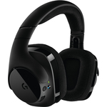 Logitech G533 Wireless Over-the-head Stereo Headset - Black - Binaural - Circumaural - 1500 cm