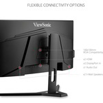 ViewSonic VX3418-2KPC 34inch WQHD Curved Screen LED Gaming LCD Monitor - 21:9 - Black