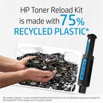 HP 55X Toner Cartridge - Black - Laser - 12500 Page - 2 / Pack