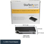 StarTech.com USB C Multiport Adapter - UHD 4K - USB C to VGA / DVI / HDMI - USB C Adapter - macOS 10.12.6 or later is required for your MacBook to support this produ