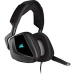 Corsair VOID RGB ELITE Wireless Over-the-head Stereo Gaming Headset - Carbon - Binaural - Circumaural - 1219.2 cm - 32 Ohm - 20 Hz to 30 kHz - Omni-directional Micro