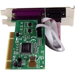 StarTech.com 2S1P PCI Serial Parallel Combo Card with 16550 UART - 1 x 25-pin DB-25 Female IEEE 1284 Parallel