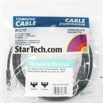 StarTech.com 6 ft Black Molded Cat5e UTP Patch Cable - Category 5e - 6 ft - 1 x RJ-45 Male - 1 x RJ-45 Male - Black