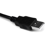 StarTech.com 1 ft USB to RS232 Serial DB9 Adapter Cable with COM Retention - DB-9 Male