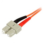 StarTech.com 2m Multimode 50/125 Duplex Fiber Patch Cable LC - SC - 2x LC Male Network - 2x SC Male Network