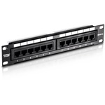 TRENDnet TC-P12C5E 12 Ports Network Patch Panel - 12 x RJ-45 - 12 x RJ-11