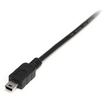 StarTech.com 1m Mini USB 2.0 Cable - A to Mini B - M/M - 1 x Type A Male USB - Black