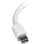 StarTech.com Mini DisplayPort to HDMI Video Adapter Converter, White - DisplayPort/HDMI for Audio/Video Device