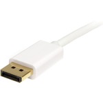 StarTech.com 2m 6 ft White Mini DisplayPort to DisplayPort 1.2 Adapter Cable M/M - DisplayPort 4K
