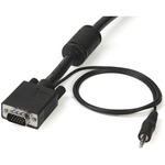 StarTech.com 2m Coax High Resolution Monitor VGA Cable with Audio HD15 M/M