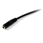 StarTech.com 1m 3.5mm 4 Position TRRS Headset Extension Cable - M/F - 1 x Mini-phone Male Audio