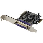 StarTech.com 2 Port PCI Express / PCI-e Parallel Adapter Card - IEEE 1284 with Low Profile Bracket - PCI Express x1 - 2 x Number of Parallel Ports External