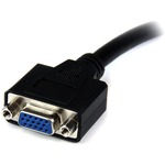 StarTech.com 8in DVI to VGA Cable Adapter - DVI-I Male to VGA Female - 1 x DVI-I Male Video - Black