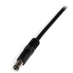 StarTech.com 1m USB to Type N Barrel 5V DC Power Cable - USB A to 5.5mm DC - Black