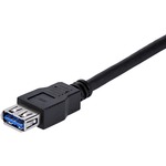 StarTech.com 1m Black SuperSpeed USB 3.0 Extension Cable A to A - M/F - Extension Cable - Black