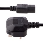 StarTech.com Standard Power Cord - 3 m Length - IEC 60320 C13 - BS 1363