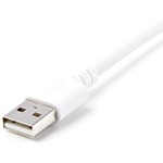 StarTech.com 3m 10ft Long White Apple 8-pin Lightning Connector to USB Cable for iPhone / iPod / iPad