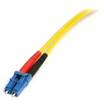 StarTech.com 10m Single Mode Duplex Fiber Patch Cable LC-SC - 2 x LC Male Network - 2 x SC Male Network - Patch Cable - Yellow