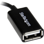 StarTech.com 5in Right Angle Micro USB to USB OTG Host Adapter M/F - 1 x Type A Female USB