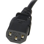 StarTech.com 1m Standard Computer Power Cord Extension - C14 to C13 - For UPS, PDU